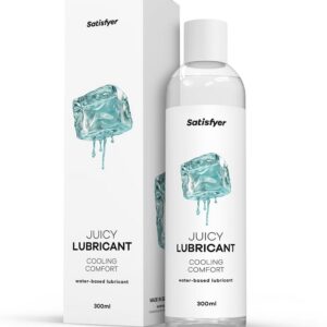 Satisfyer Cooling Comfort Water Based Lubricant 300ml | Water-based lubricant for sensitive skin, oil and grease-free, easy to wipe clean and suitable for condoms, lubricant for sex