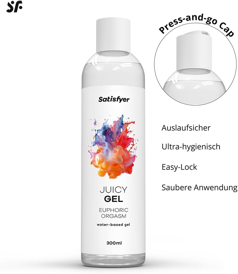 Satisfyer Euphoric Orgasm 300 ml | Water Based, Oil & Fat Free | Lubricant | Stimulierendes Gleitgel für Frauen | Leicht abwaschbar & kondomgeeignet | Intensivierend & durchblutungsfördernd | Erotik – Bild 3
