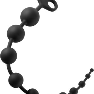Silicone Balls Butt Plug with 11 Balls, 56 cm Extra Long Plug | Flexible chain, beads, dildo, hook, anus masturbator, sex toy for men and women