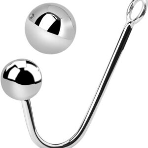 Roluck Hook with 2 Interchangeable Balls Stainless Steel Hook for Men Women Toy