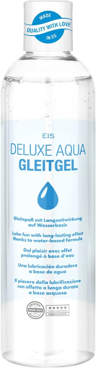 EIS Deluxe Lubricant Water Based, Long-Term Effect, Various Fragrances, Effects and Applications areas, 300 ml 300 ml
