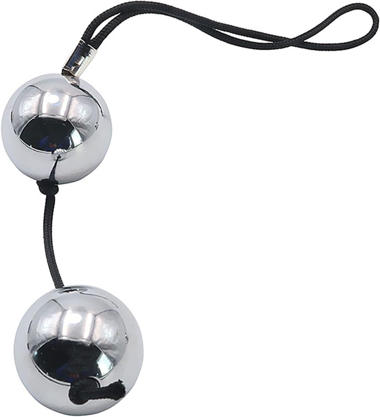 Stainless Steel Beads Vaginal Balls Chain with 2 Balls G Spot Anus Dilator Balls Metal Beads SM Sex Toys for Women Men Couples Beads Diameter 30 mm – Bild 6
