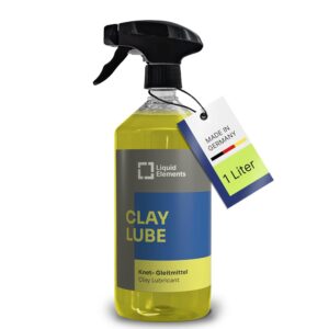 Liquid Elements Clay Lube Lube 1L for Cleaning Clay | Effectively removes residue, high lubricity, protects against scratches