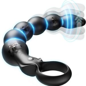Plug Prostate Stimulation Men, Plug for Women, Vibrator Sets for Women, Balls Vibrator with 10 & 10 Vibration Vibration Mode, Erotic Sex Toy for Men, Women, Couples
