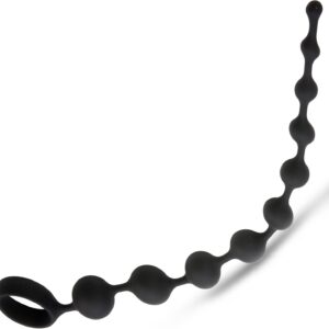 Fops A101 Necklace with 10 Beads (35 cm) – Diameter up to 2.8 cm – High-Quality Silicone – Flexible and Waterproof – Ergonomic Handle – Beads for Men and Women