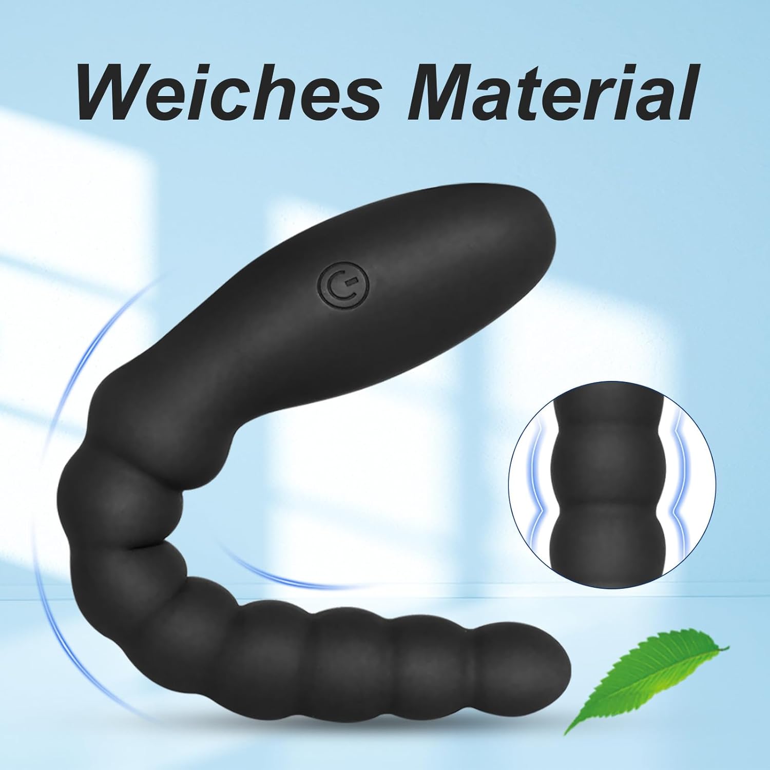 30 cm Silicone Vibrating Balls Plug for Adults, Rechargeable Anus Vibrator, Waterproof G-Spot Stimulator, Prostate Dildo Vibrator, Plug for Men and Women – Bild 2