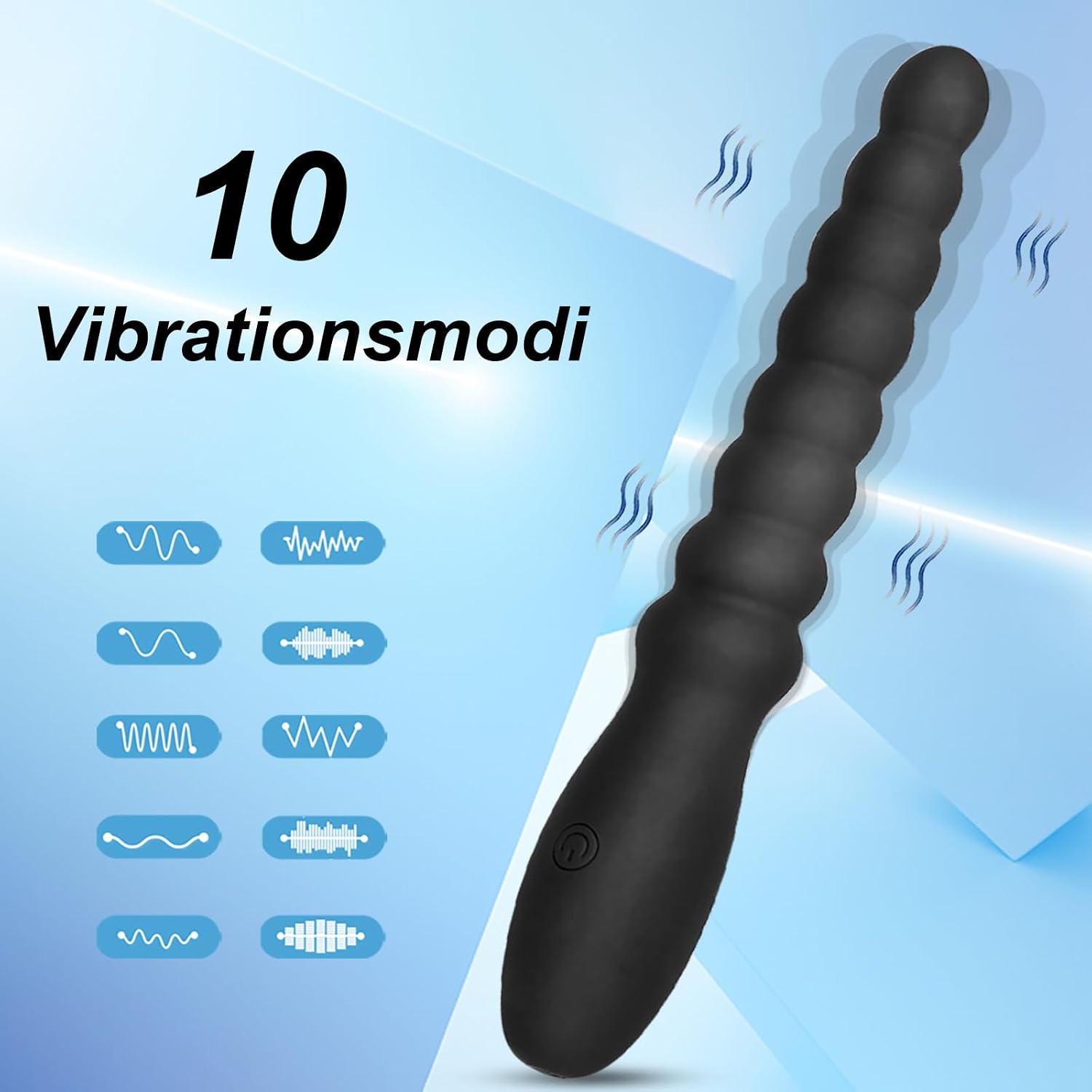 30 cm Silicone Vibrating Balls Plug for Adults, Rechargeable Anus Vibrator, Waterproof G-Spot Stimulator, Prostate Dildo Vibrator, Plug for Men and Women – Bild 4