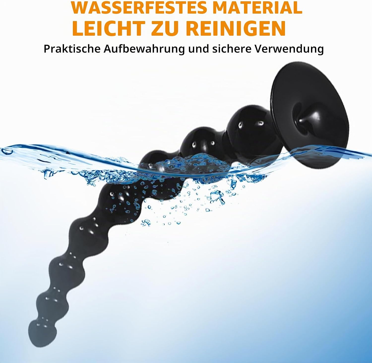 250 mm Balls Chain with 8 Beads, Dildo XXL Dilos Men with Dildo Suction Cup, Plug for Men Women Beginners Butt Plug Plugs Toys Sex Toy – Bild 7