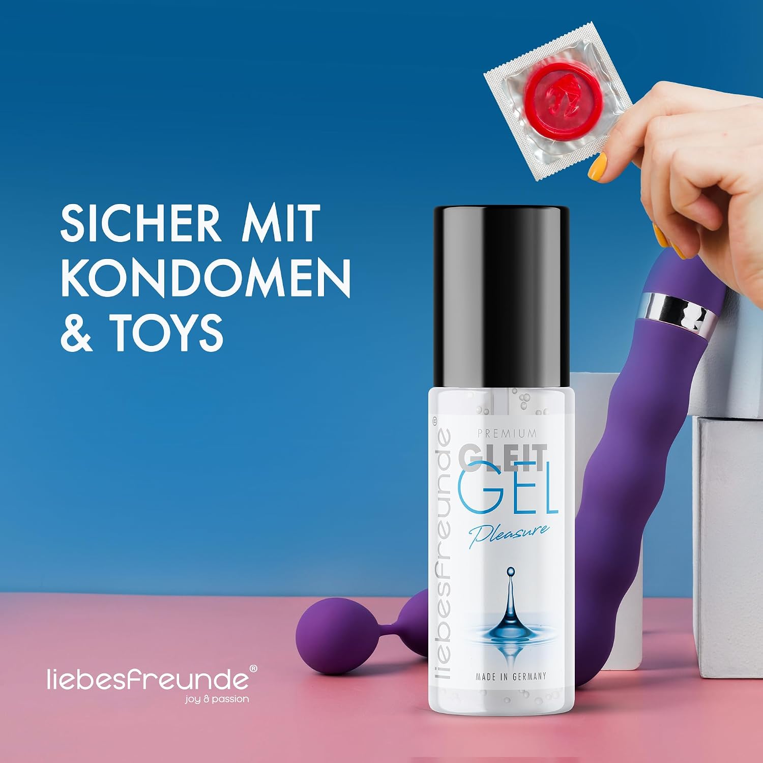 Liebesfreunde Water-Based Premium Gel Lubricant - Pure Moisture Without Parabens, Water-Based Lubricant, 100 ml – Bild 6