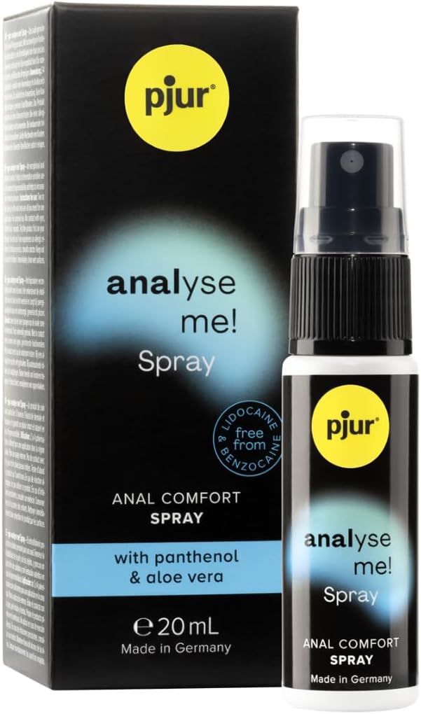 pjur analyse me! Spray - for comfortable sex - panthenol and aloe support the elasticity of the skin (20 ml)