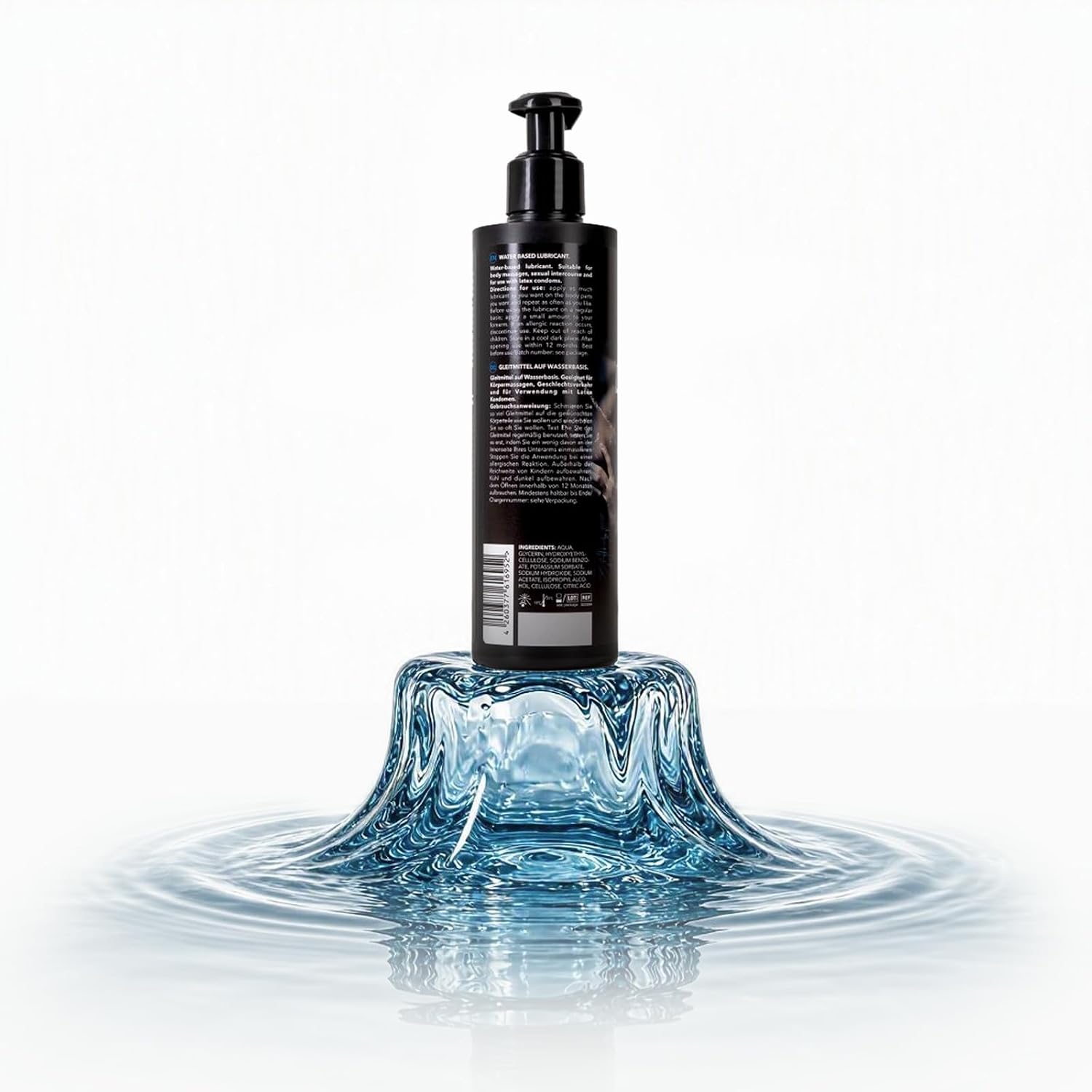 Water-based lubricant massage gel with smart pump closure, water-based lubricant, odourless, condom and sex toy, safe body lube, 250 ml – Bild 3