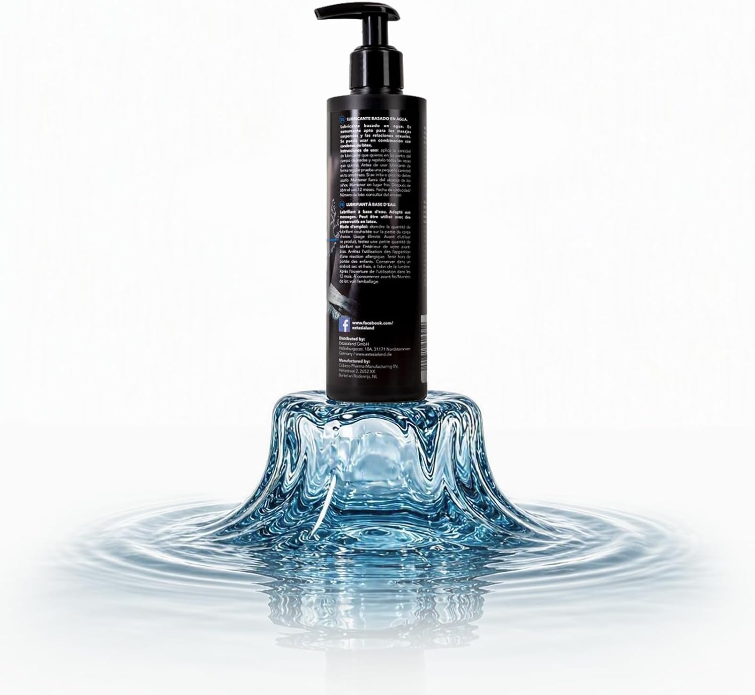 Water-based lubricant massage gel with smart pump closure, water-based lubricant, odourless, condom and sex toy, safe body lube, 250 ml – Bild 2