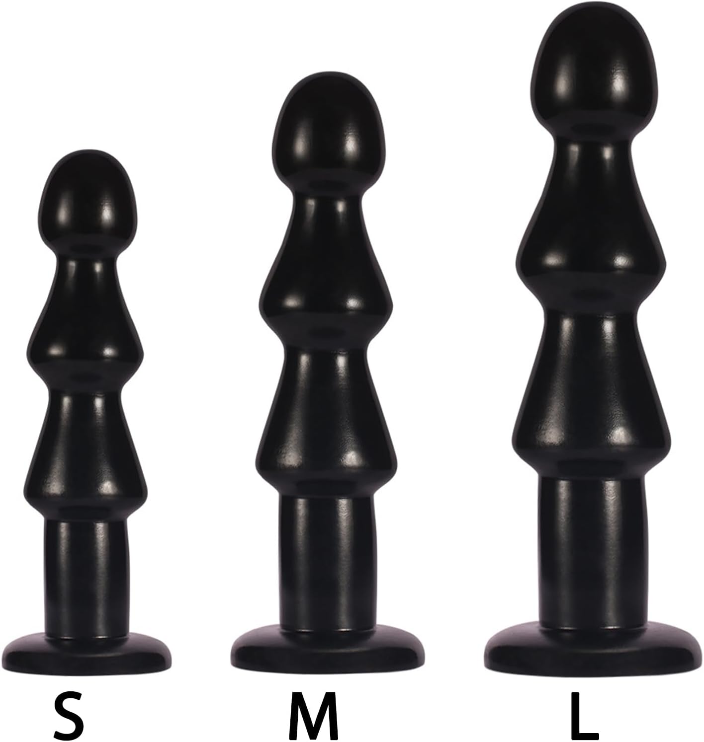 BDSMYOU 3.0 Balls Dildo, 200 mm Extra Thick Plug Dildos with 3 Beads, Plug for Women Men XXL, Giant Dildo Large Butt Plug Shower Stretcher, Sex Toy for Couples (S) – Bild 8