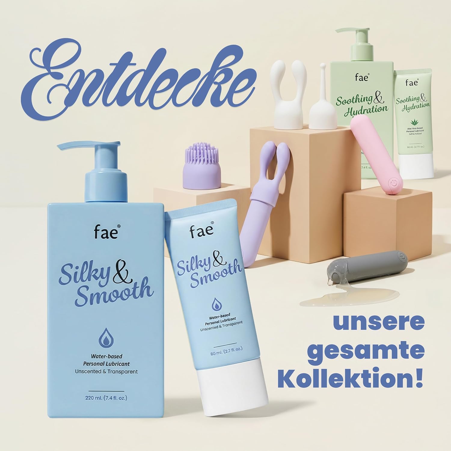 Fae Water-Based Lubricant for Women - 220 ml, Sensitive Lubricant, Gentle Intimate Gel for the Intimate Area, pH Skin Neutral, Paraben-Free – Bild 7