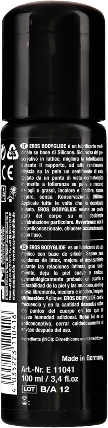 Megasol silicone-based lubricant, E Eros Super Concentrated Bodyglide, item number: 11041 401500032 100 ml – Bild 2