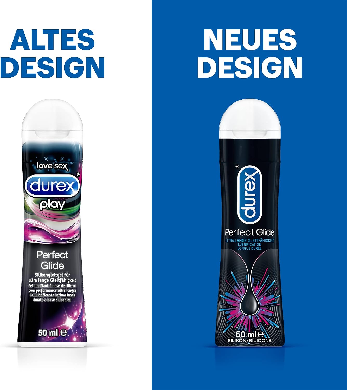 Durex Play Trial Pack with 3 Different Lubricants Perfect Glide & Feel & Warming (3 x 50 ml) – Bild 2