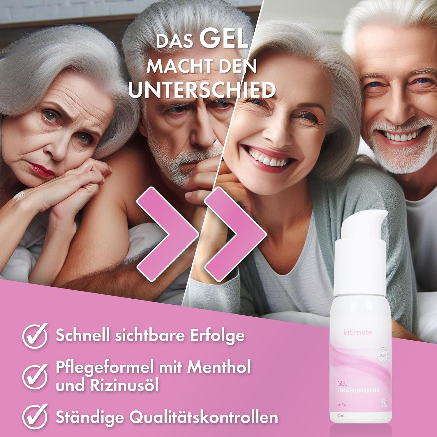 Intimate Gel Sensitizing 50 ml - Stimulating Lubricant Especially for Women Aged Menopause by Experts – Bild 4