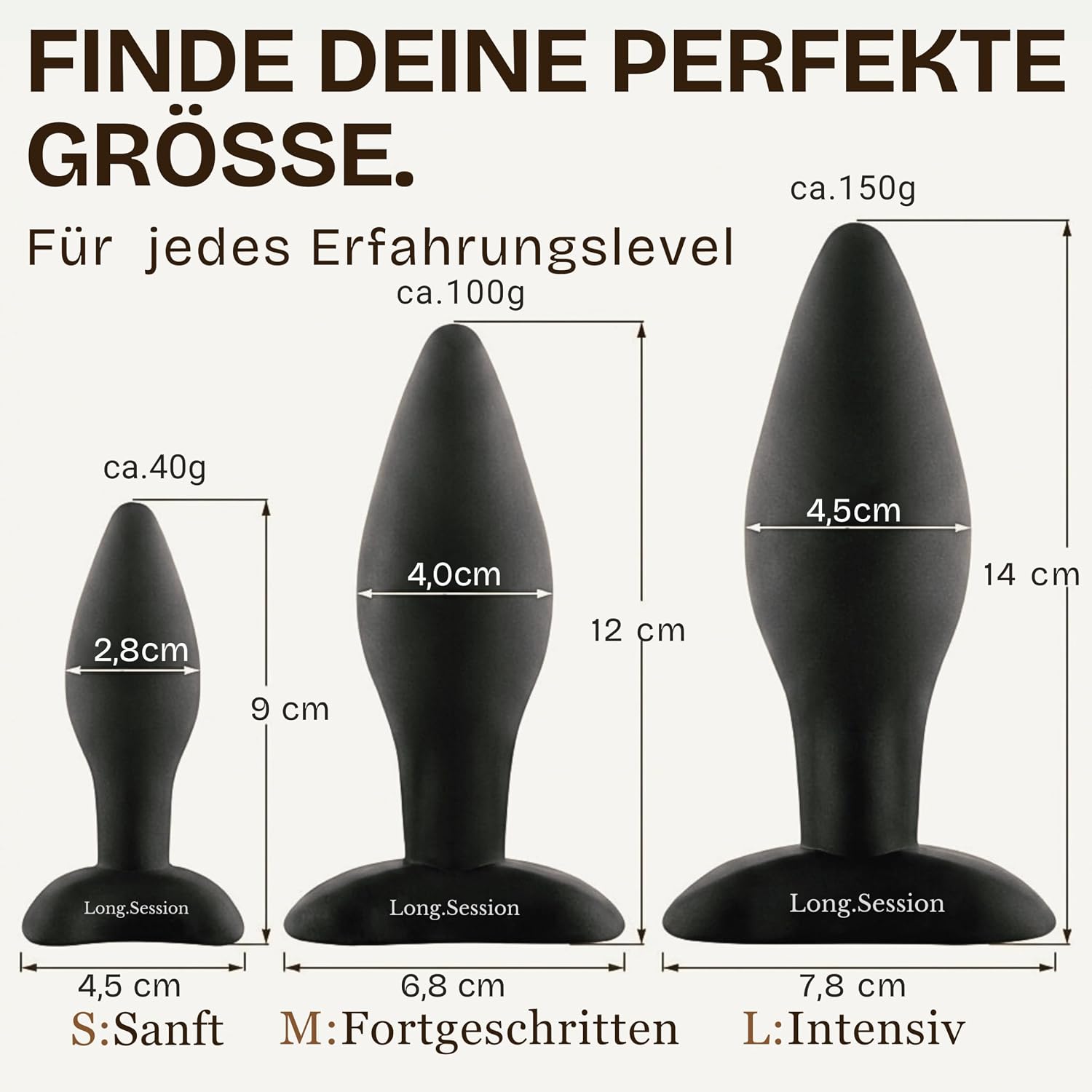 Anal Plug Set of 3 – Bild 5