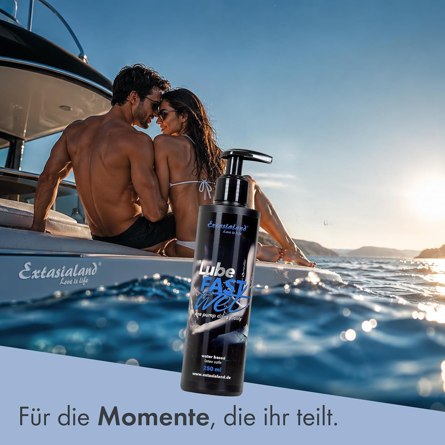 Water-based lubricant massage gel with smart pump closure, water-based lubricant, odourless, condom and sex toy, safe body lube, 250 ml – Bild 9