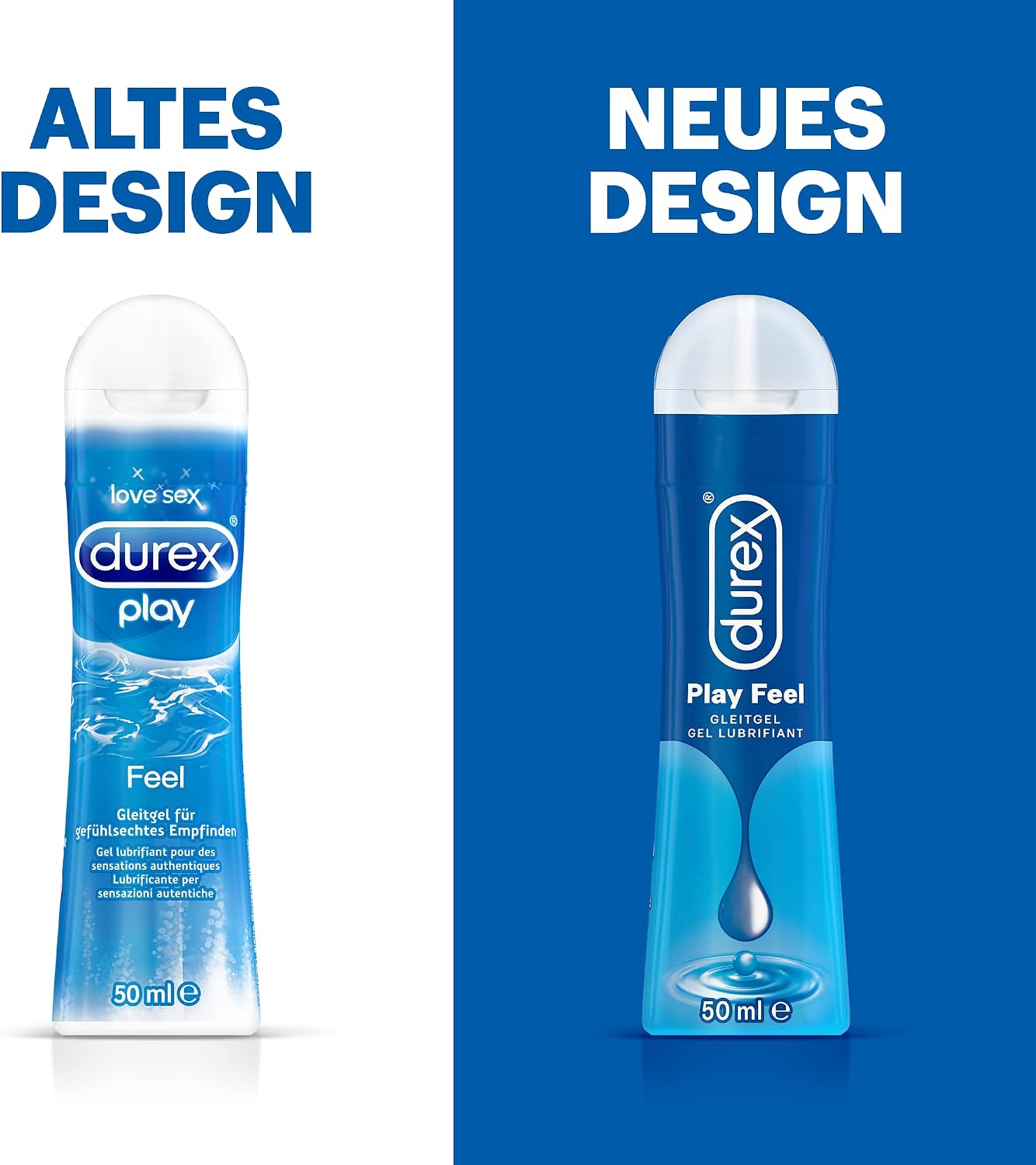 Durex Play Trial Pack with 3 Different Lubricants Perfect Glide & Feel & Warming (3 x 50 ml) – Bild 3
