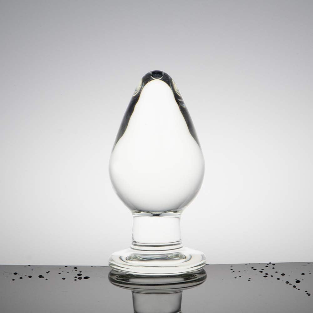 Roluck Plug with Butt Cone Glass Crystal Butt Plug Sex Toy for Women Men – Bild 3