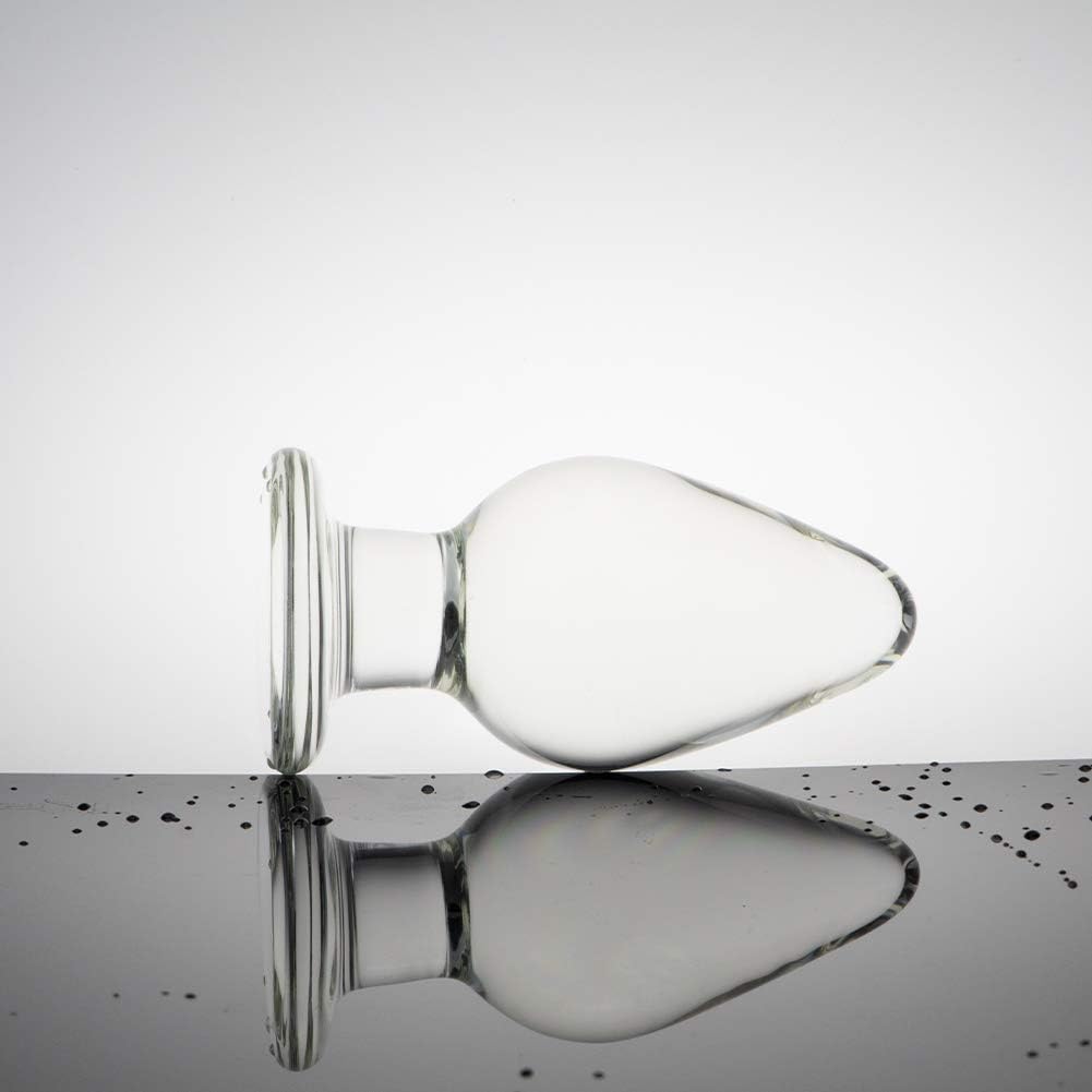 Roluck Plug with Butt Cone Glass Crystal Butt Plug Sex Toy for Women Men – Bild 4