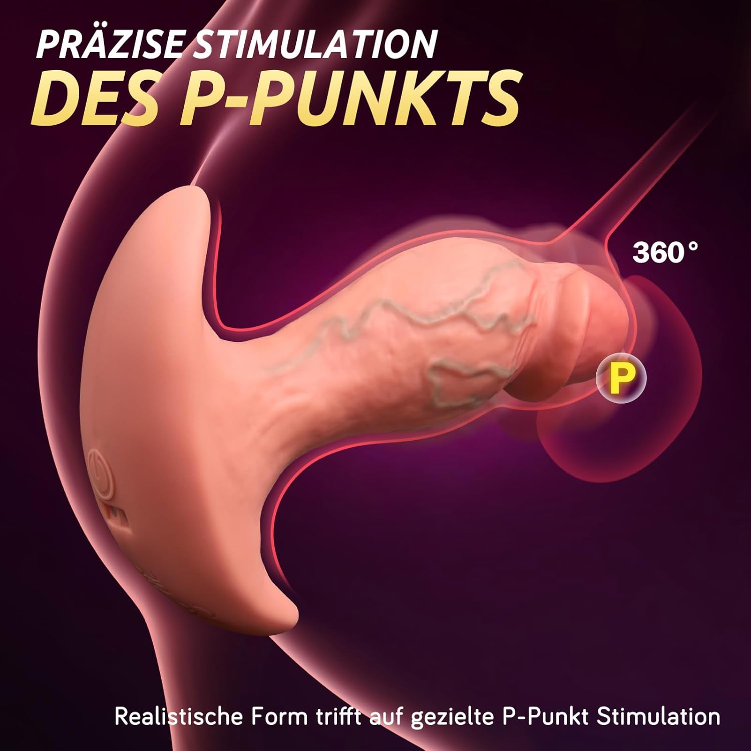 Vibrators for Prostate Stimulation Men 5 Rotations 10 Vibrations – Bild 4