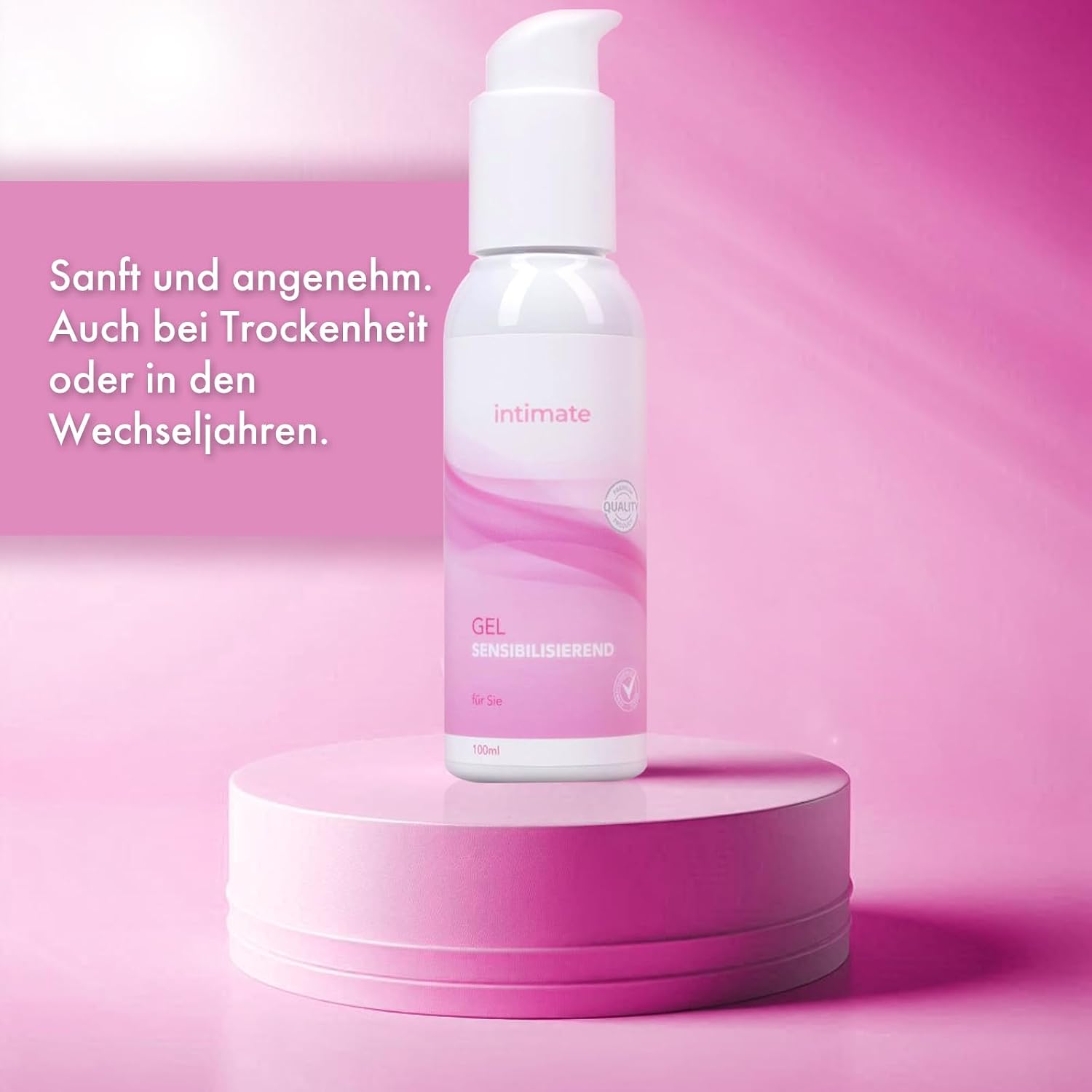 Intimate Gel Sensitizing 100 ml – Stimulating Lubricant Especially for Women Aged Menopause by Experts – Bild 2