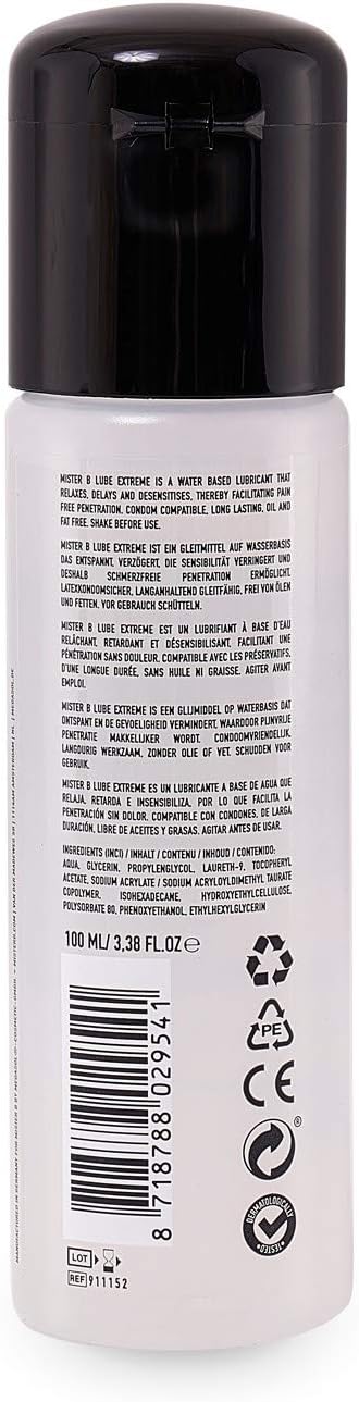 Mister B LUBE Extreme - Desensitising Water Based Lubricant, 100 ml – Bild 2