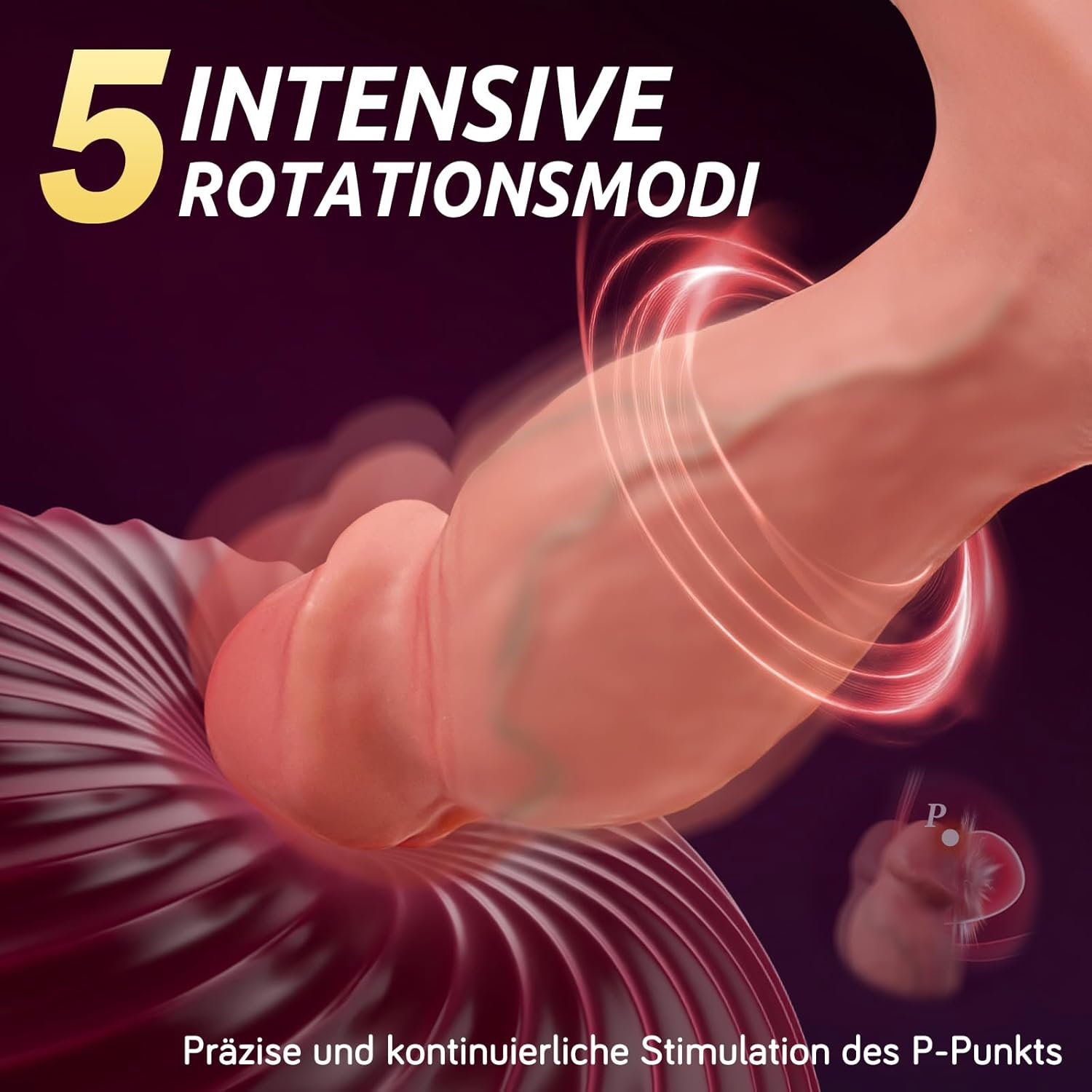 Vibrators for Prostate Stimulation Men 5 Rotations 10 Vibrations – Bild 2