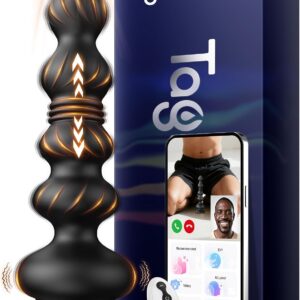 Vibrators for Men Shock Function Prostate Stimulation Men Plug 9 x 9 Modes Shock & Vibration Butt Plug for Men Dildo, Sex Toy for Men Vibrator Sets Plug + App