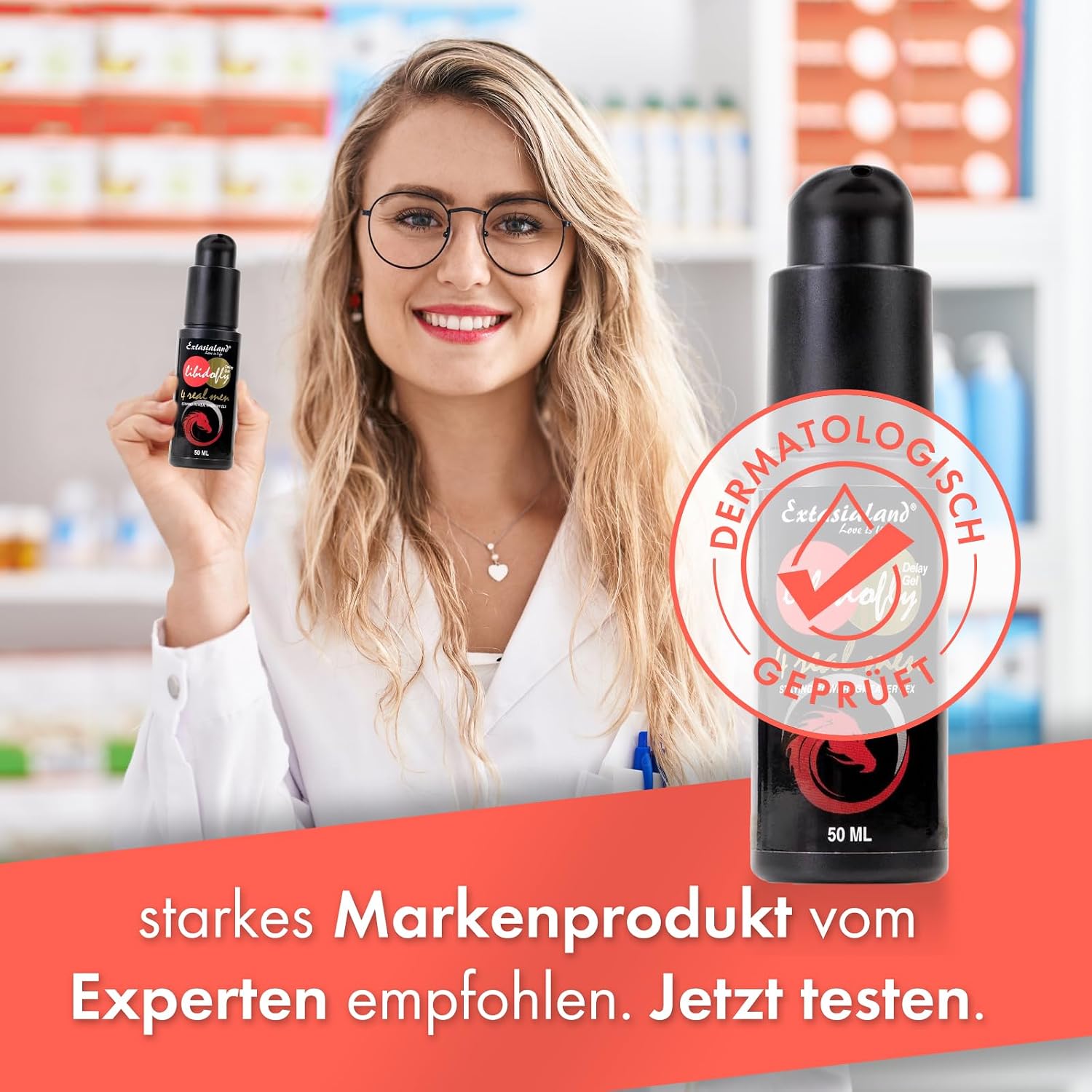 Libidofly Delay Gel 50 ml potency means for delaying the orgasm - for long and hard erection for longer sex - by Extasialand – Bild 7