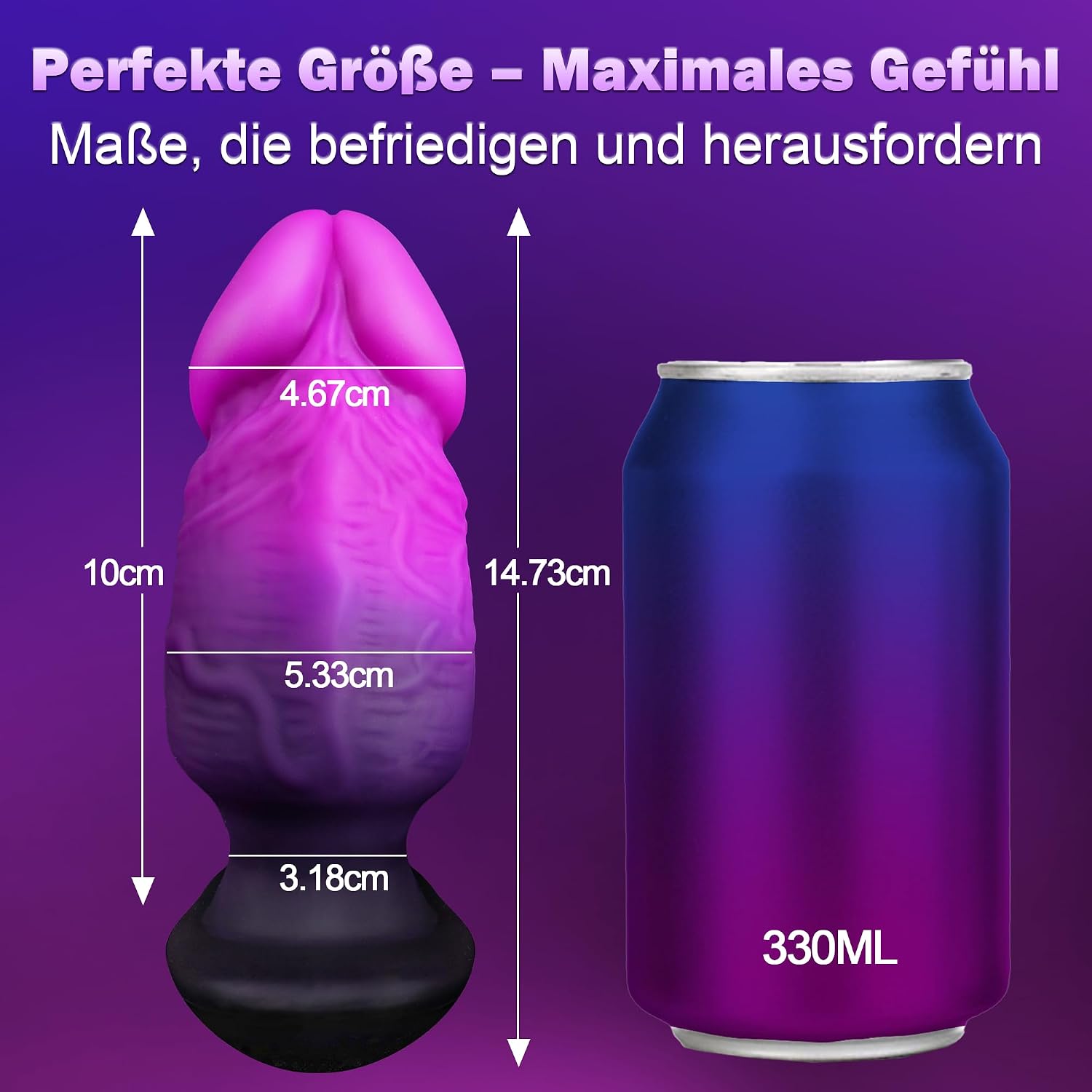 Plug for Men, Silicone Butt Plug, Trainer with Secure Base – Bild 4