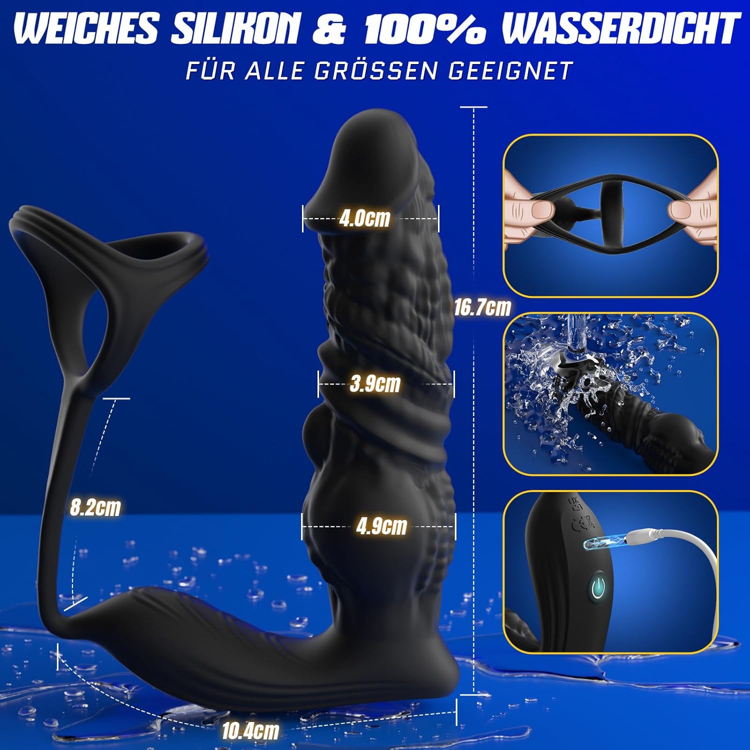 Prostate Stimulation Sex Toy for Men XXL Vibrators – Bild 5