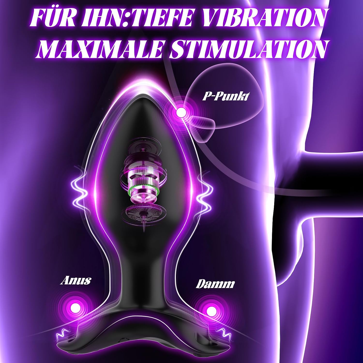 Portable Plugs Set of 4 Vibrators for Men with App 10 Vibration Modes – Bild 3