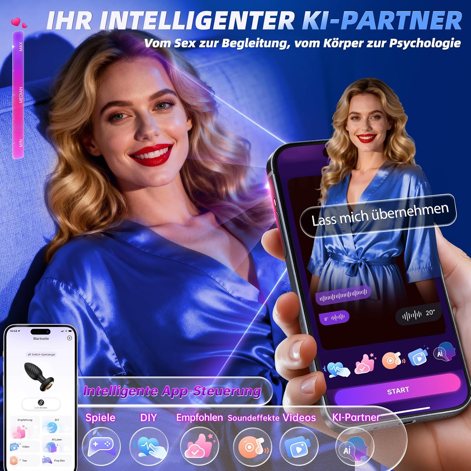 AI-Sync Plug# for Women, Sex Toy Set for Woman, Vibrators for – Bild 5