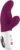 FUN FACTORY Rabbit Vibrator MISS BI (Violett), Sexspielzeug Dildo für Frauen, Dualvibrator für G-Punkt & Klitoris – 100% medizinisches Silikon