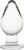 Roluck Plug with Butt Cone Glass Crystal Butt Plug Sex Toy for Women Men
