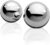 SHOTS OU219SIL Ben Wa Balls für Frauen – Schweres Gewicht – Silber – Edelstahl – Unbegrenztes Vergnügen – Gewicht: 153 Gramm – Durchmesser: 2cm