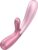Satisfyer, Bluetooth Rabbit, Hot Lover Connect App‘, 20 cm, wasserdicht (IPX7), wiederaufladbar, hautfreundliches Silikon