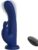 Dildo Vibrator with 2 Motors, Rabbit Vibrators for G-Spot Stimulation, Sex Toy, 7 Vibrations, Silicone Sex Toy, Waterproof and Quiet Sex Toy for Women, Vagina (Navy Blue)