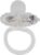 Silicone Vibrating Rabbit Pleasure Ring – Clear
