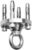 TSSS 360 Degree Rotating Ceiling Hook Swing Hammock Hook Set – Up to 500 kg Load Capacity SUS 304 Stainless Steel Wall Swing Hook Base Hanging Swing Yoga Hanging Chair Hanging Chair Hook