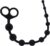 Beauty7 31cm Super biegsam Silokon Analkugeln Analkette Butt Plug Kugeln aus Silikon Analdildo Anal Sexspielzeug Anal Masturbator Analplug Anus Stecker mit Ziehering – Farbe: Schwarz