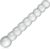 SXOVO Glass Dildo 21.5 cm Balls with 9 Beads Plug Glass Double Dildo for Prostate Massage G-Spot Stimulation Erotic Sex Toy for Men Women Solo Masturbation
