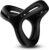 Multifunctional Silicone Yoga Ring Black Y Shape Silicone Tool, Stress Relief Ring Toy