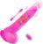 23CM Multifunktional Realistischer Vibrator Dildo für Frauen,Heizung Silikon Dildos mit Saugnapf,Realistischer Penis für G-Punkt Orgasmus Stimulation mit Fernsteuerung 10 Modi und 10 Stoßfunktion