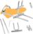 Edelstahl Hoden Ball Stretcher CBT Zur Penisvergrößerung Enlargement System, Penisvergrößerung, Potenzmittel, Abnehmbar, Erektionshilfe, Ball Stretcher Erektion Sex Toys für Männer