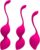 Liebeskugeln Beckenboden Trainingskugeln, Allmay Silikon Kegel Balls 3er Set Beckenbodentraining, Beckenbodentrainer Vaginalmuskulatur Training, Blasenkontrolle, Sextraining Sexspielzeug für Frauen