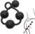 Silicone Balls Chain with 4 Balls Plugs for Sexual Stimulation Gradually, Dildo Beads Sex Toy Men Women Extra Long Hook Anus Masturbator Sex Toy (L)